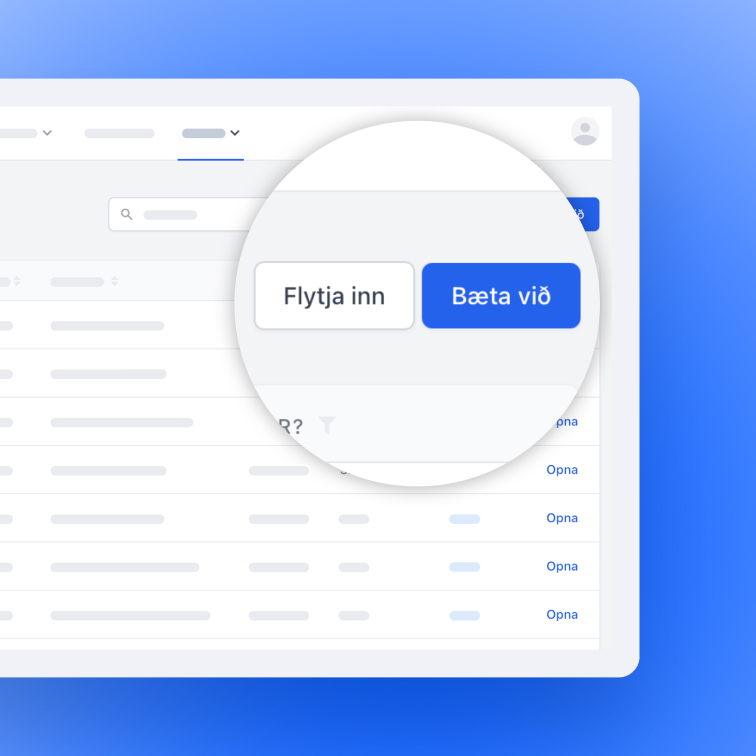 Þú skráir starfsfólkið